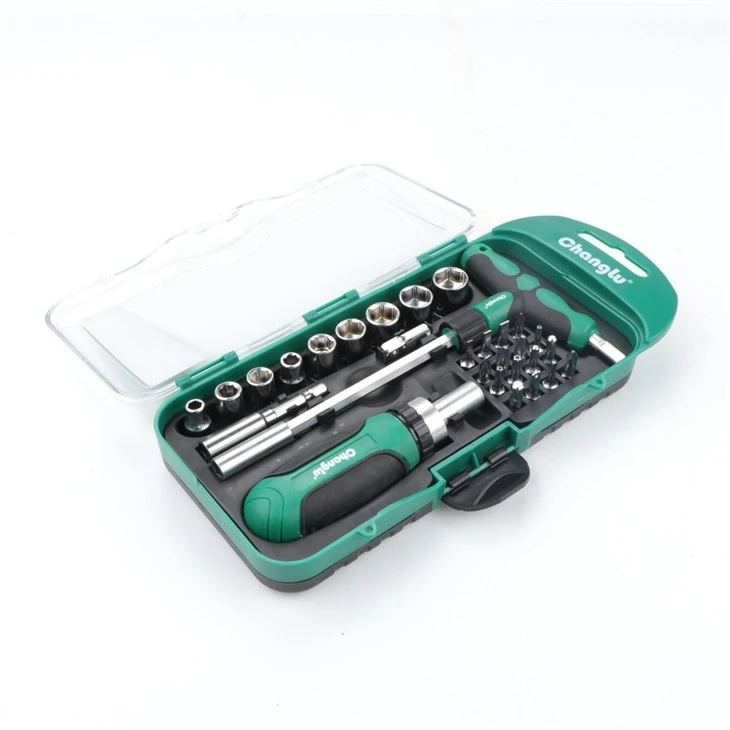 29pcs Ratchet Wrench Bit & Socket Set